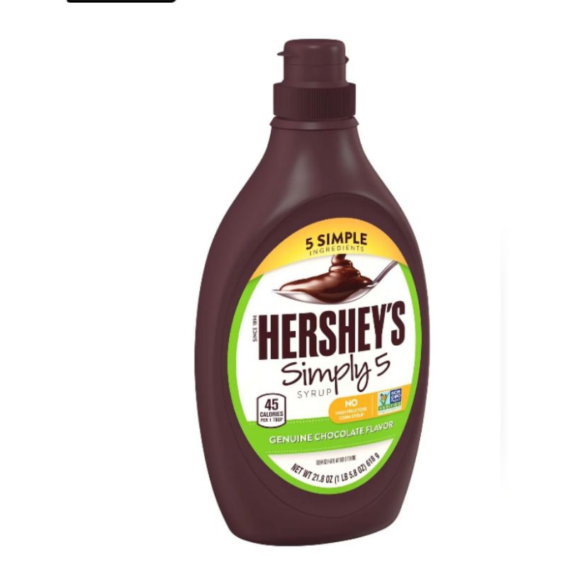 

PO USA Hershey's Simply 5 Chocolate Syrup - Ready October 2023