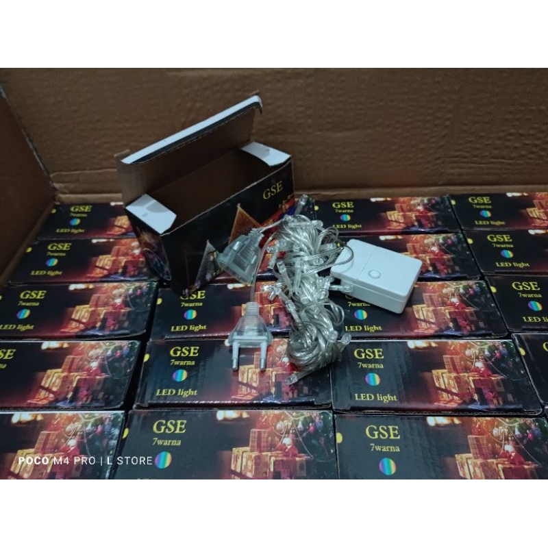 Lampu Tumblr /Lampu natal / Lampu agustusan 7 warna rainbow