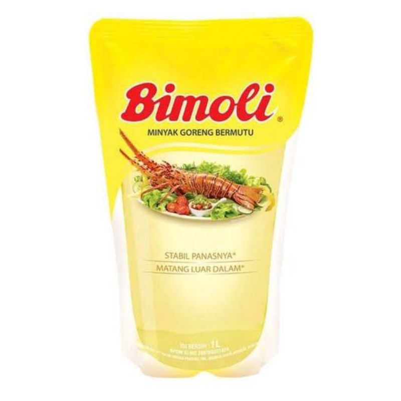 

BIMOLI 1 LITER | MINYAK BIMOLI 1 LITER KEMASAN POUCH REFILL | MINYAK GORENG REFILL | MINYAK GORENG BERKUALITAS