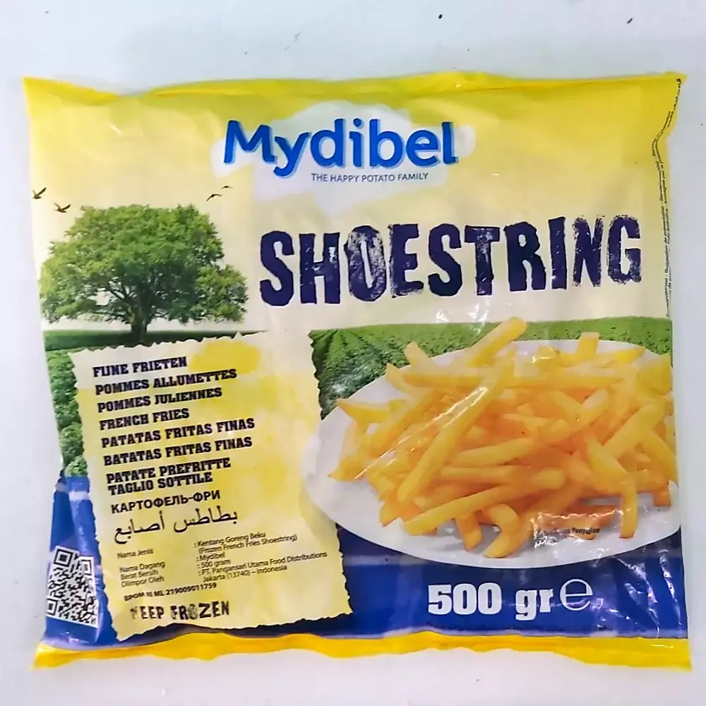 Mydibel Belgian French Fries Shoestring 500gr - Kentang Goreng Belgia