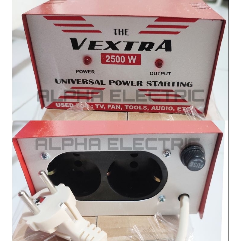 VEXTRA 1500W - 2500W INVERATOR AUTO SOFT START PENGHEMAT DAYA AWAL ANTI JEGLEG JEGLEK 2500 WATT / AU
