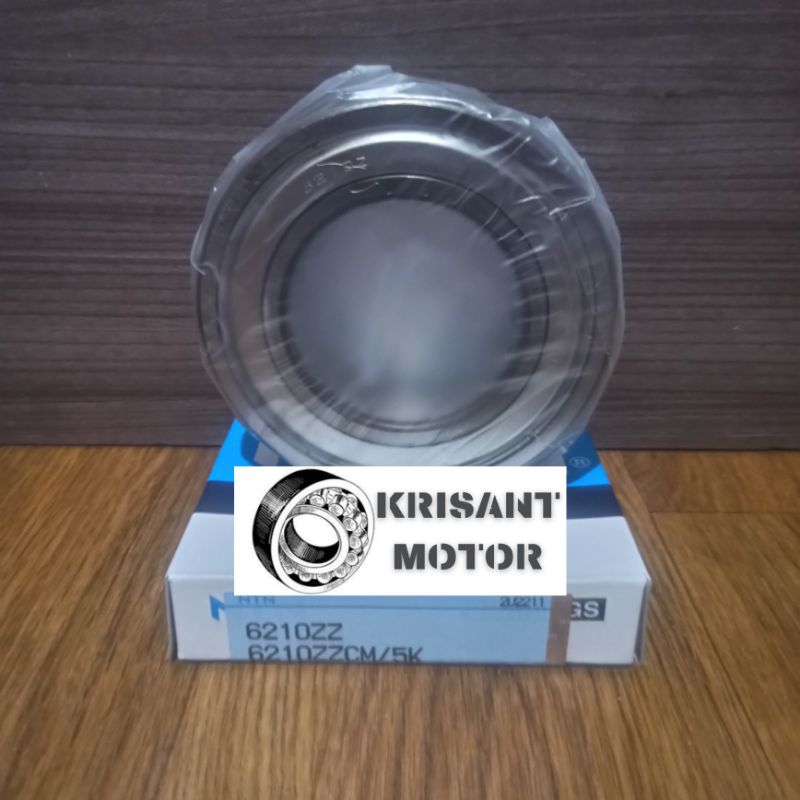 BEARING 6210ZZ NTN - BALL BEARING 6210 TUTUP BESI