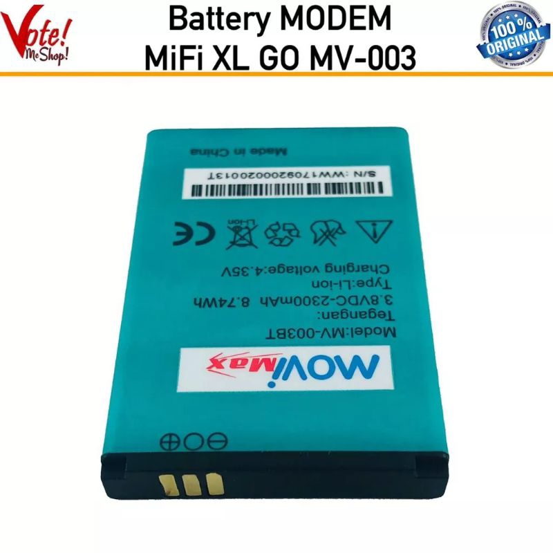 Batre Baterei Modem XL Go Movimax Batre MV003BT Bolt juno MV005 Batre Battrey