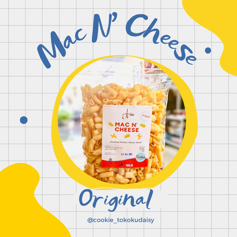 

DESPAR COOKIES- MAC N’ CHEESE ORIGINAL -TANPA MSG- MEDIUM 250g