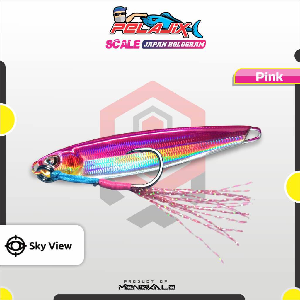 Mongkalo Pelajix Sisik-Kecil noGID noMotif Candy 40 Pink