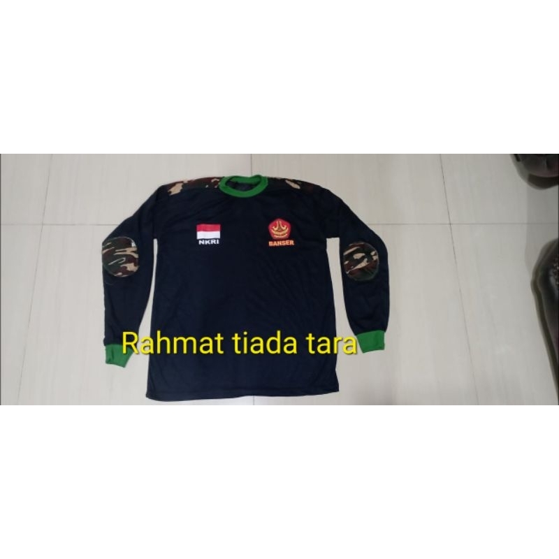 KAOS PANJANG BANSER HITAM KOMBINASI