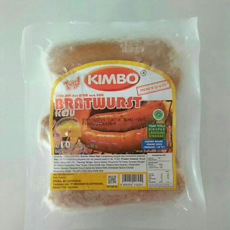 

kimbo bratwurst keju isis 10