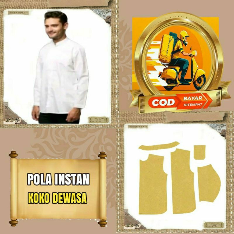 pola instan baju koko dewasa  jp pola baju pola jiplak pola jahit