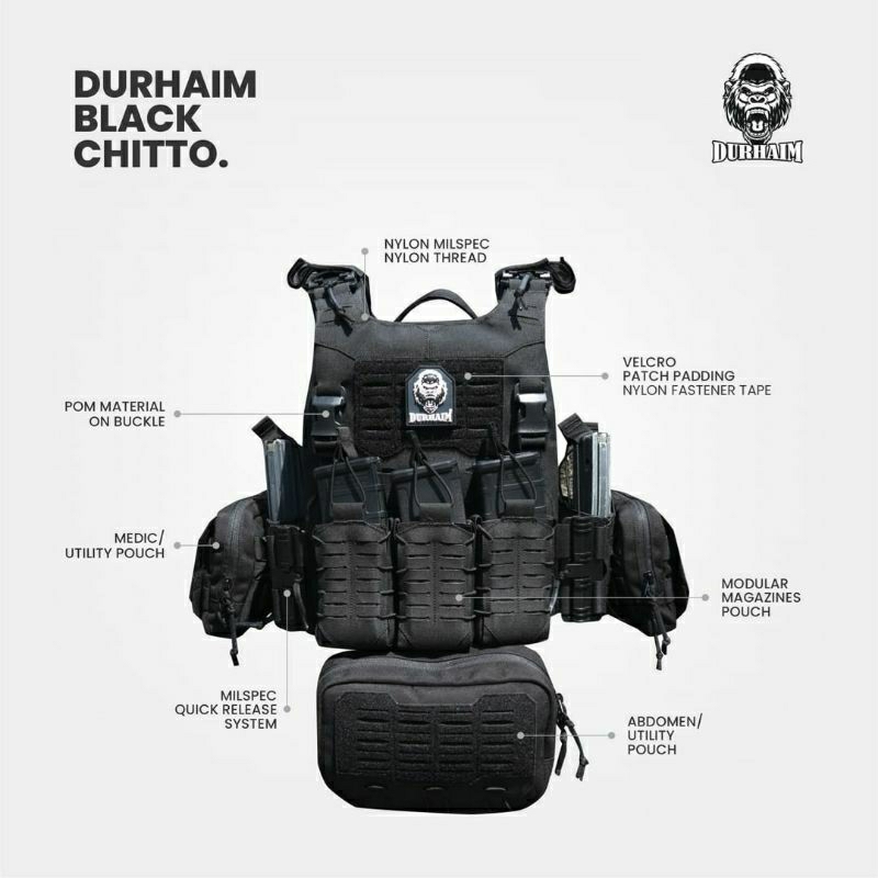 rompi durhaim black chito