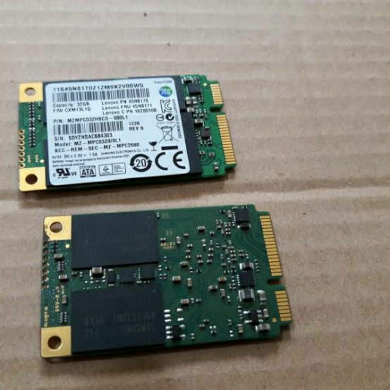 Hardisk laptop SSD msata M2 32gb copotan Lenovo t430 normal bergaransi