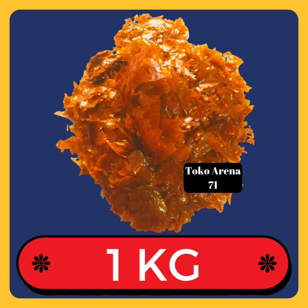 Sirlak Serlak Shellac Shellak India Plitur Emping 1000 Gram 1000 Gr 1 Kg 1KG
