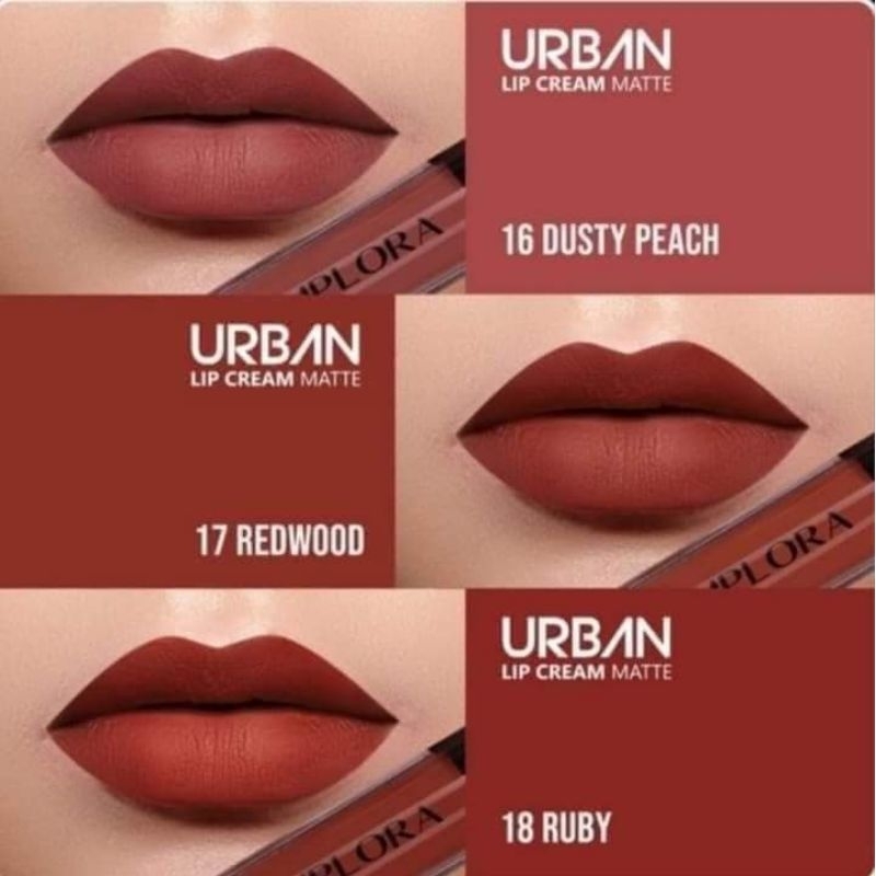 IMPLORA URBAN LIP CREAM MATTE 12 warna 1 box set crayon ombre jelly tint