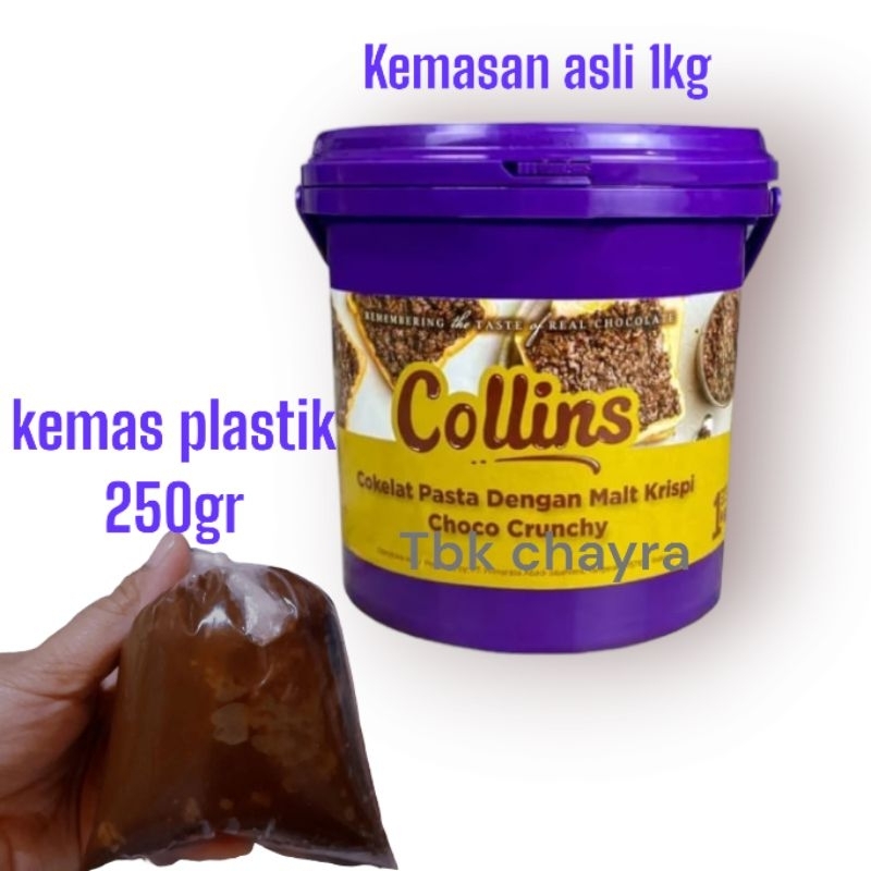 

collins choco crunchy kemasan plastik 250gr