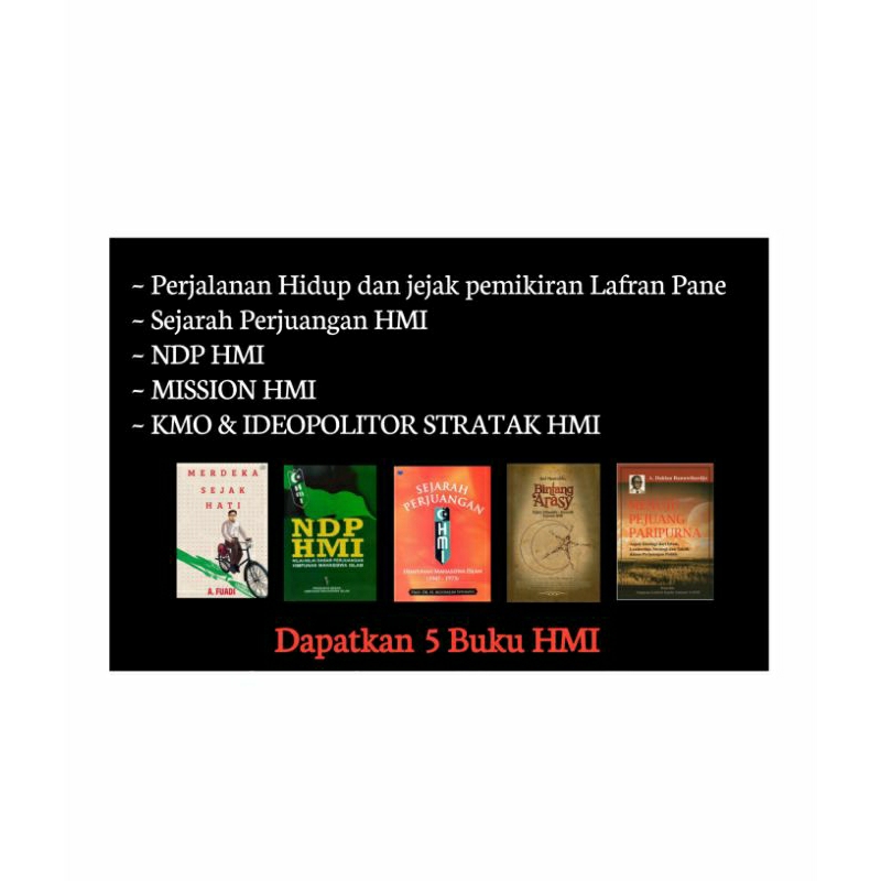 PAKET BUKU HMI 5 BUKU