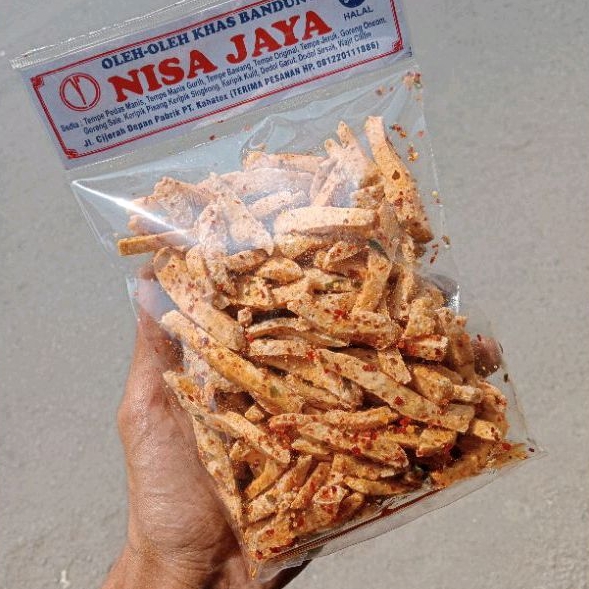 

Nisa Jaya - Basreng Daun Jeruk + Pedas + Original Oleh-oleh Khas Priangan