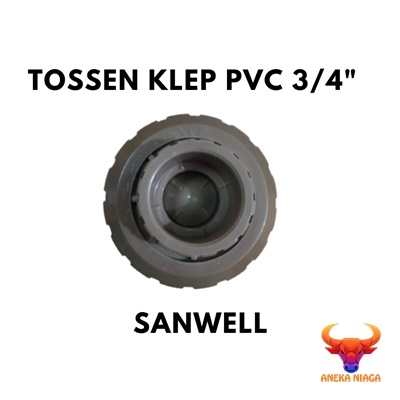 Aneka - Check Valve Tusen Klep PVC 3/4" Sanwell Klep Pipa Paralon Air Sumur AN22