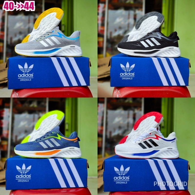 SEPATU SNEAKERS ADIDAS ZOOM PRIA / SEPATU OLAHRAGA PRIA BADMINTON TENIS MEJA JOGING RUNNING ADIDAD Z