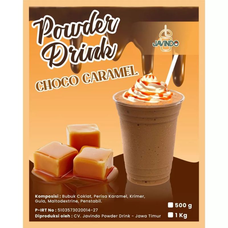 

serbuk minuman choco caramel