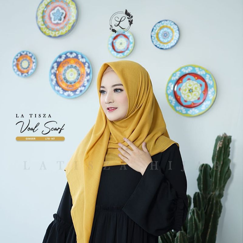 Segiempat Voal Polos Mumtaz Ori Latisza Hijab