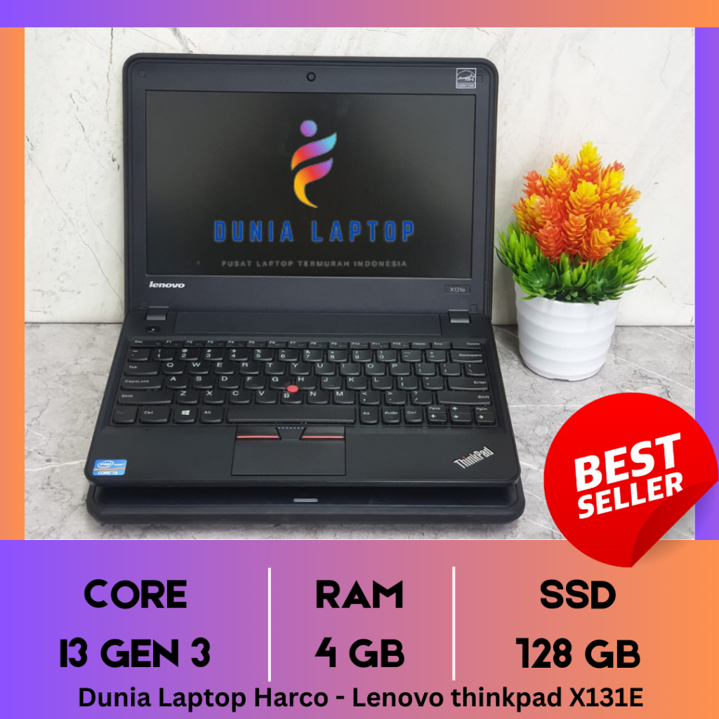 Laptop lenovo thinkpad X131E - Core i3 - ram 4 ssd 128 - mulus second