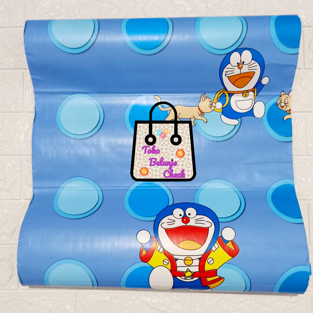 WALLPAPER STICKER DINDING DORAEMON