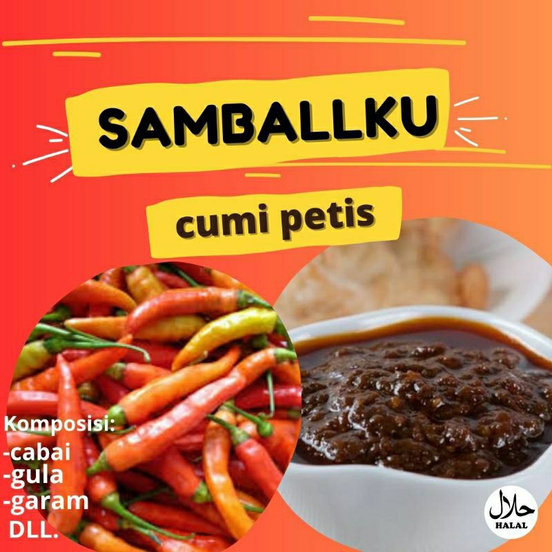 

SAMBALLKU,SAMBAL CUMI PETIS,ASIN GURIH PEDES