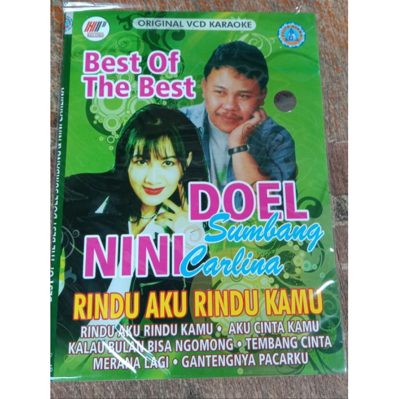 Kaset Vcd original lagu Best of the best Doel sumbang & Nini Carlina