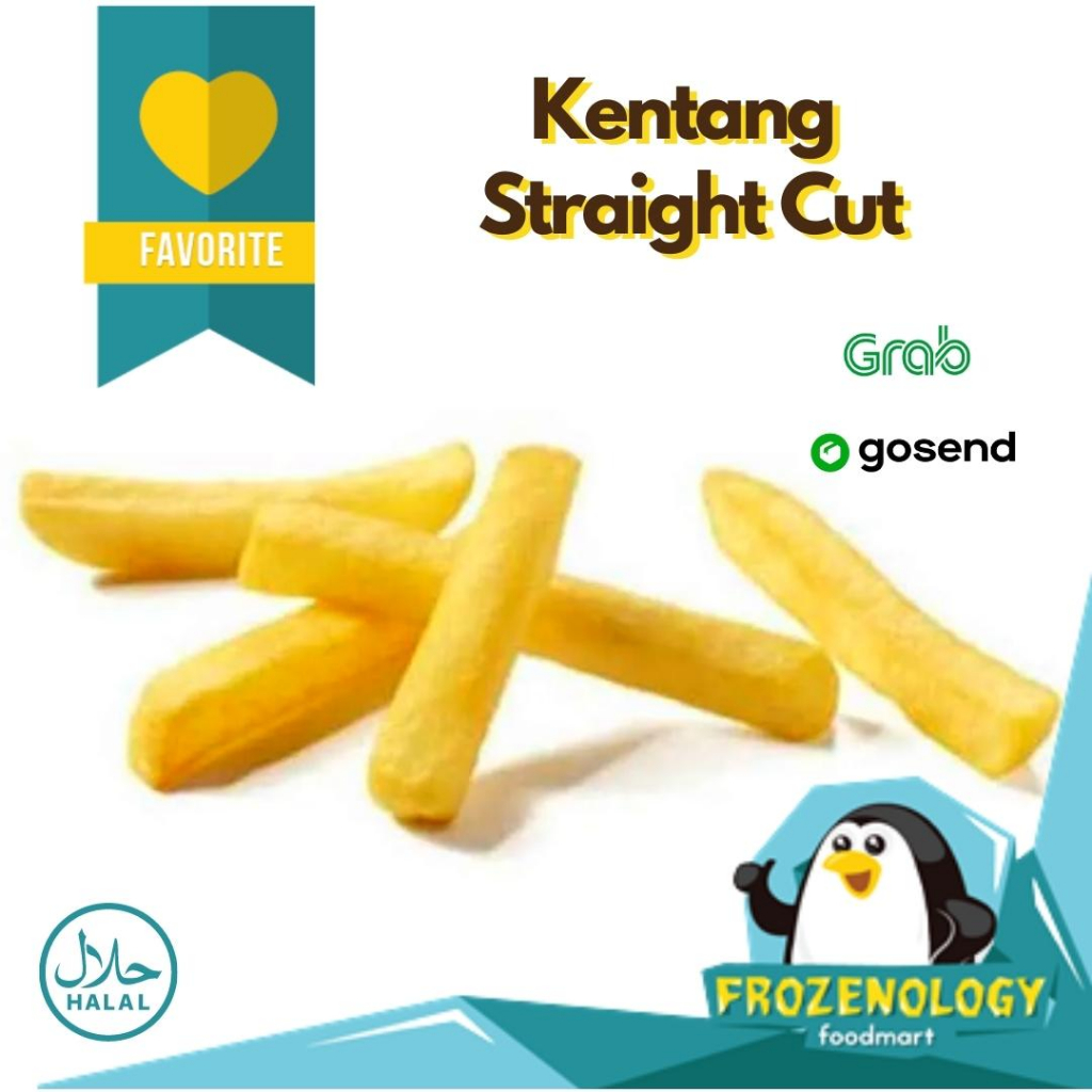 

Straight Cut French Fries Kentang Goreng Potongan Tebal 500gr