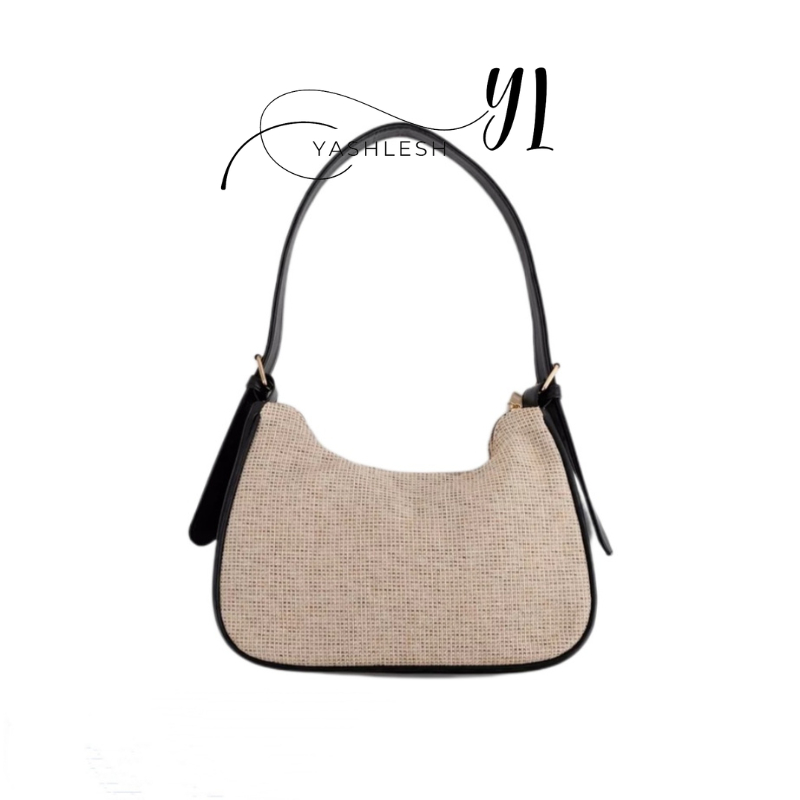 NEW YSL-TAS SHOULDER ABG WANITA YOONA CANVAS GONI PREMIUM