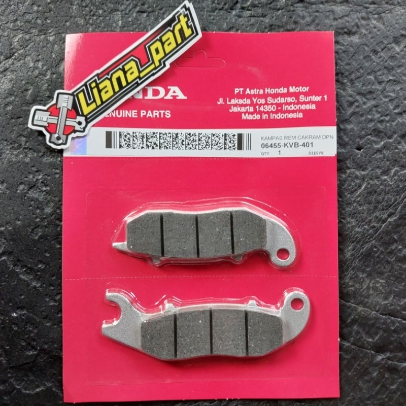 Dispad Kampas rem depan CRF Pcx 150 Pcx 160 ABS  Adv 150 Adv 160 Tipe ABS