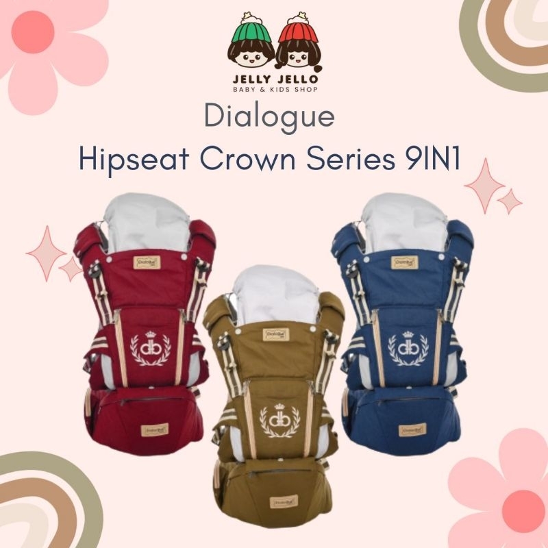 Gendongan Hipseat 9IN1 Crown Series DIALOGUE