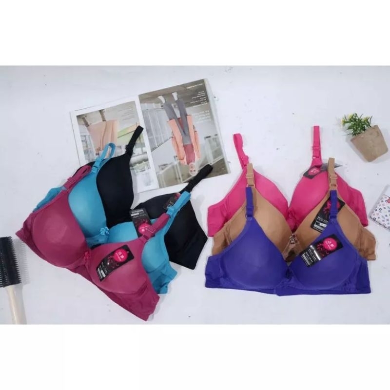 MORYMONY - BH Busa tanpa Kawat L4P4RIS Uk Besar 38 40 42 44 & Uk 34 36