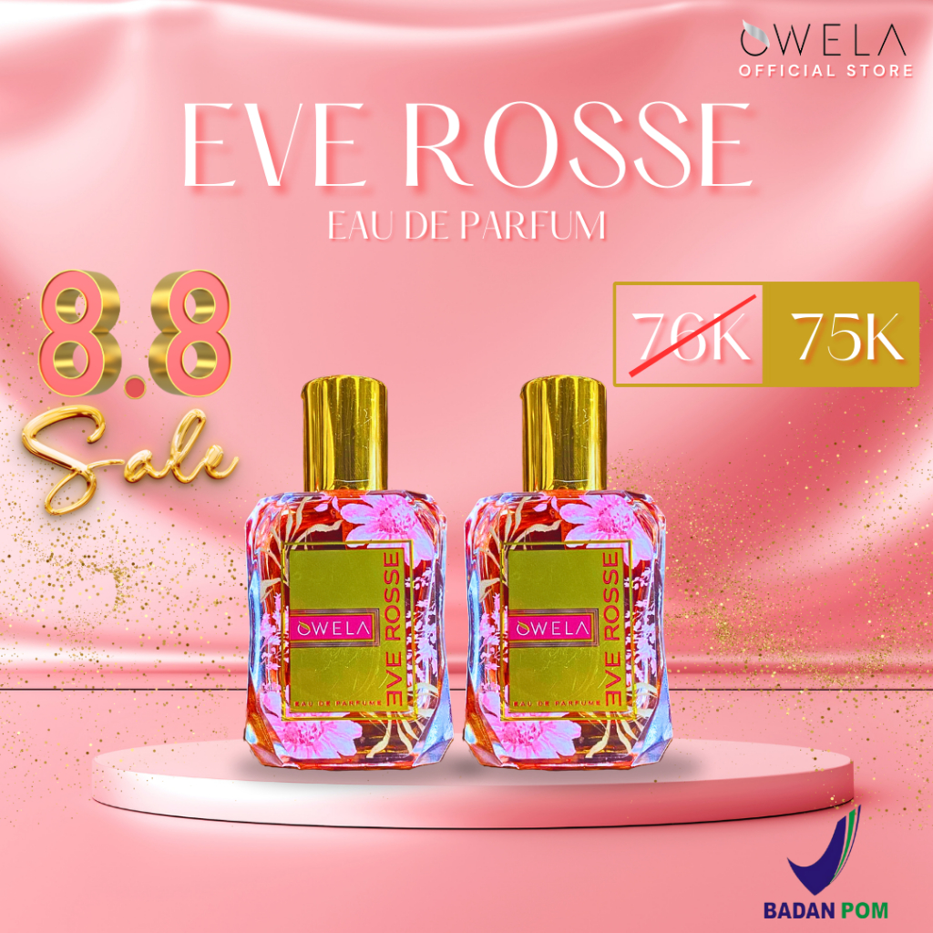 BUNDLING OWELA EVEROSSE PARFUME EDP ORIGINAL PAKET 3 PCS 12 JAM OWEL EVEROSSE PARFUME WANITA EDP 100