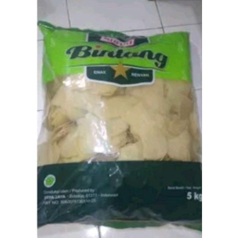 krupuk udang bintang (kardus)