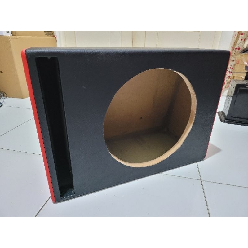 NEW Box Subwoofer Slot 12inch Universal Mobil Miring [terbaik][terlaris]