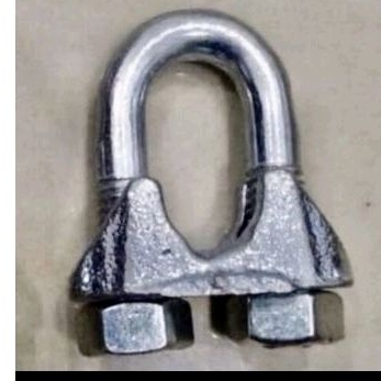 klem kabel besi 10mm 3/8 klem seling kuku macan bulldog segel rantai kleman sling