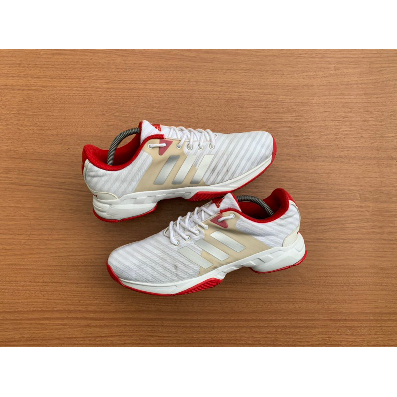 ADIDAS BARRICADE COURT 3 WHITE RED - 27cm