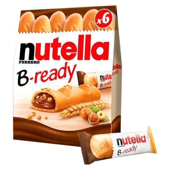 

Nutella B Ready Ferrero Wafer Coklat Kacang Hazelnut HALAL MUI