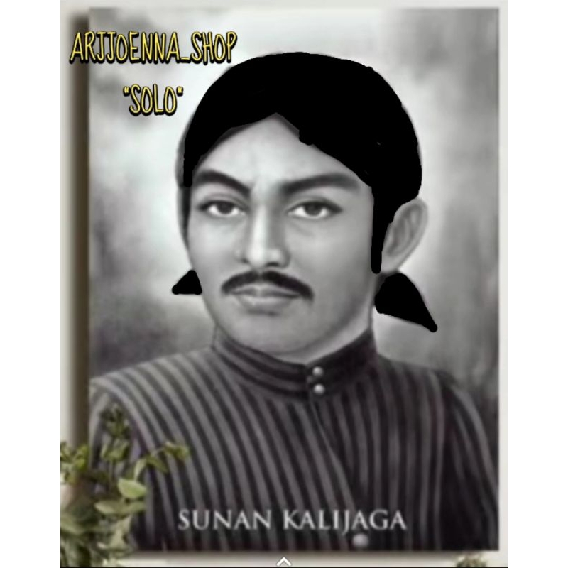 BLANGKON LIPAT SUNAN KALIJAGA HITAM POLOS (HALUSAN)