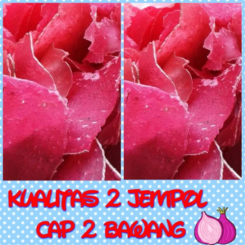 

kerupuk merah asli Padang 1000gr Rp 33.000