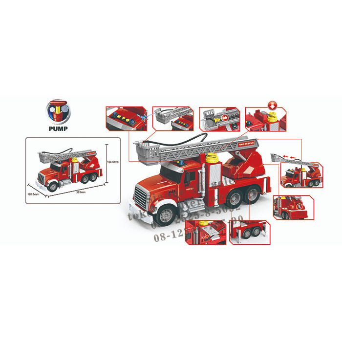 Mainan Truk Pemadam Kebakaran Ukuran Besar - Fungsi Mobil pemadam lengkap - TANPA KARDUS ASLI