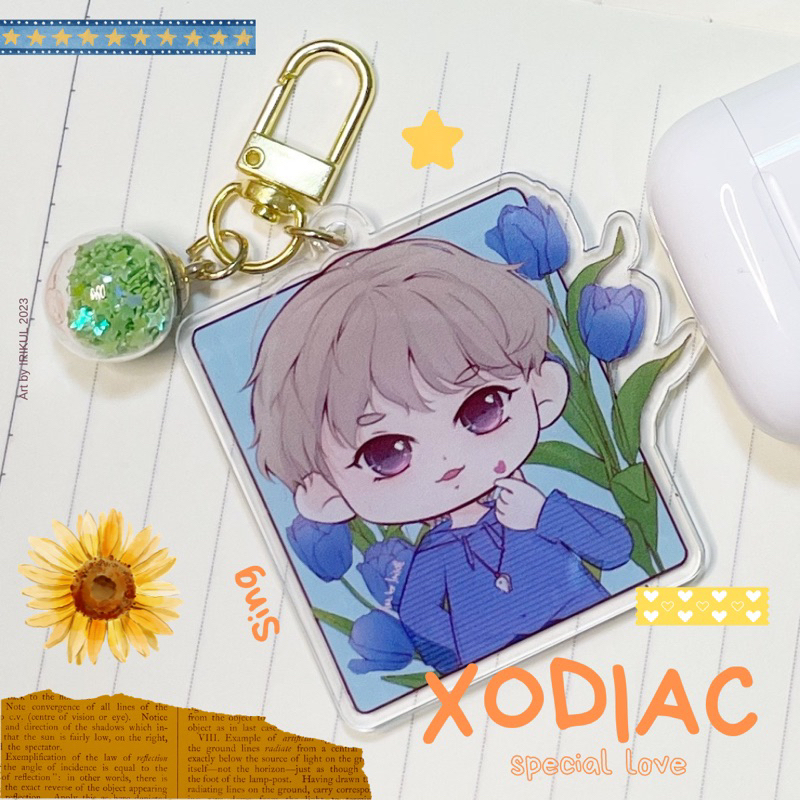 Xodiac Keychain Sing Gantungan Kunci Kpop