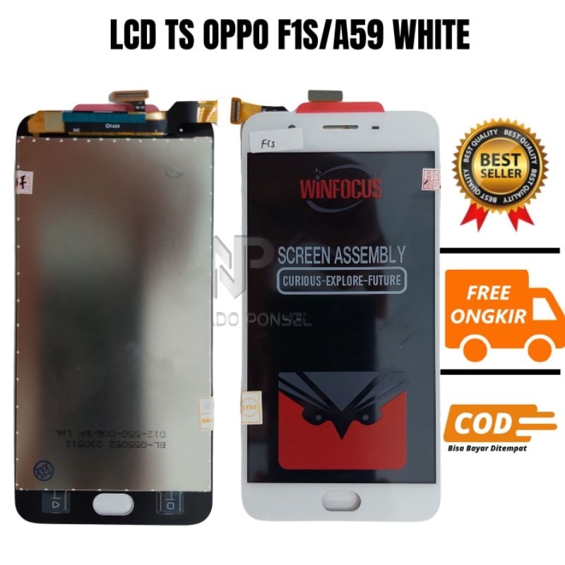 LCD TOUCHSCREEN/LAYAR OPPO F1s/A59 WHITE INCELL