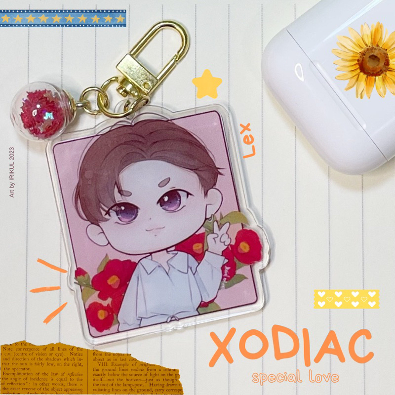 Xodiac Keychain Lex Gantungan Kunci Kpop