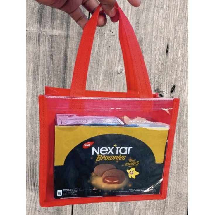 

Totabag Ulang Tahun / Tas Parcel HWRI P.20 L.10 T.20 (warna Merah)