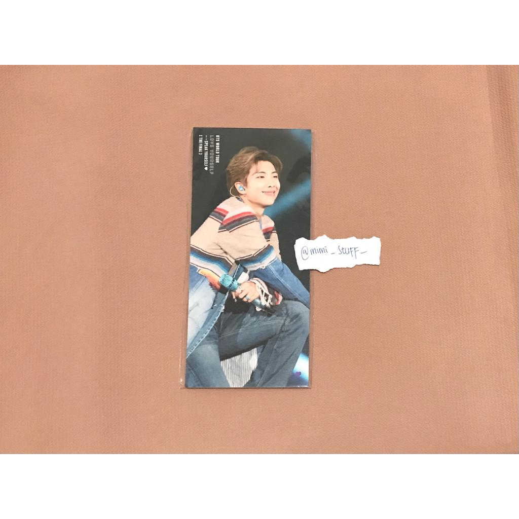 [READY STOCK] FULLSET SEALED Photo Bookmark Set BTS World Tour 'Love Yourself : Speak Yourself' [The