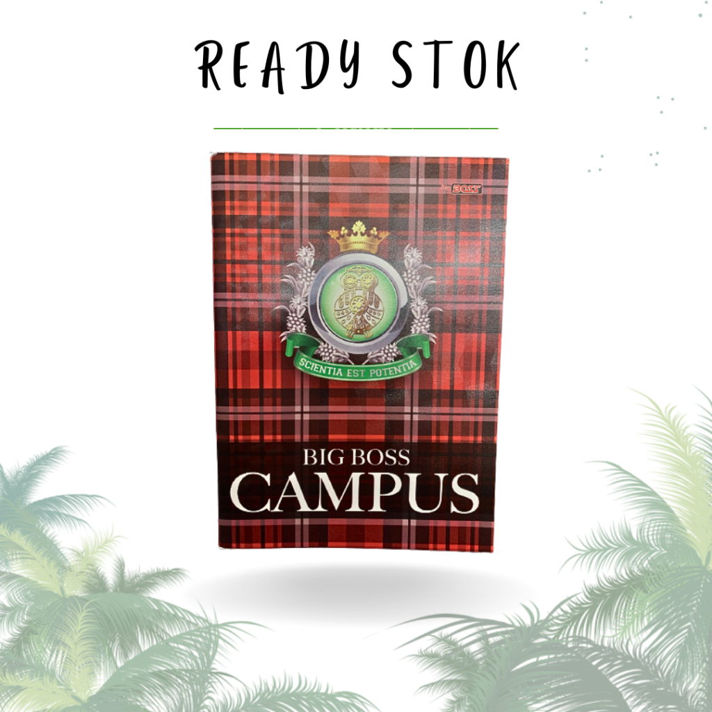 

BUKU TULIS BIG BOSS CAMPUS 50 LEMBAR ( 1 PAK/ 10 BUKU )