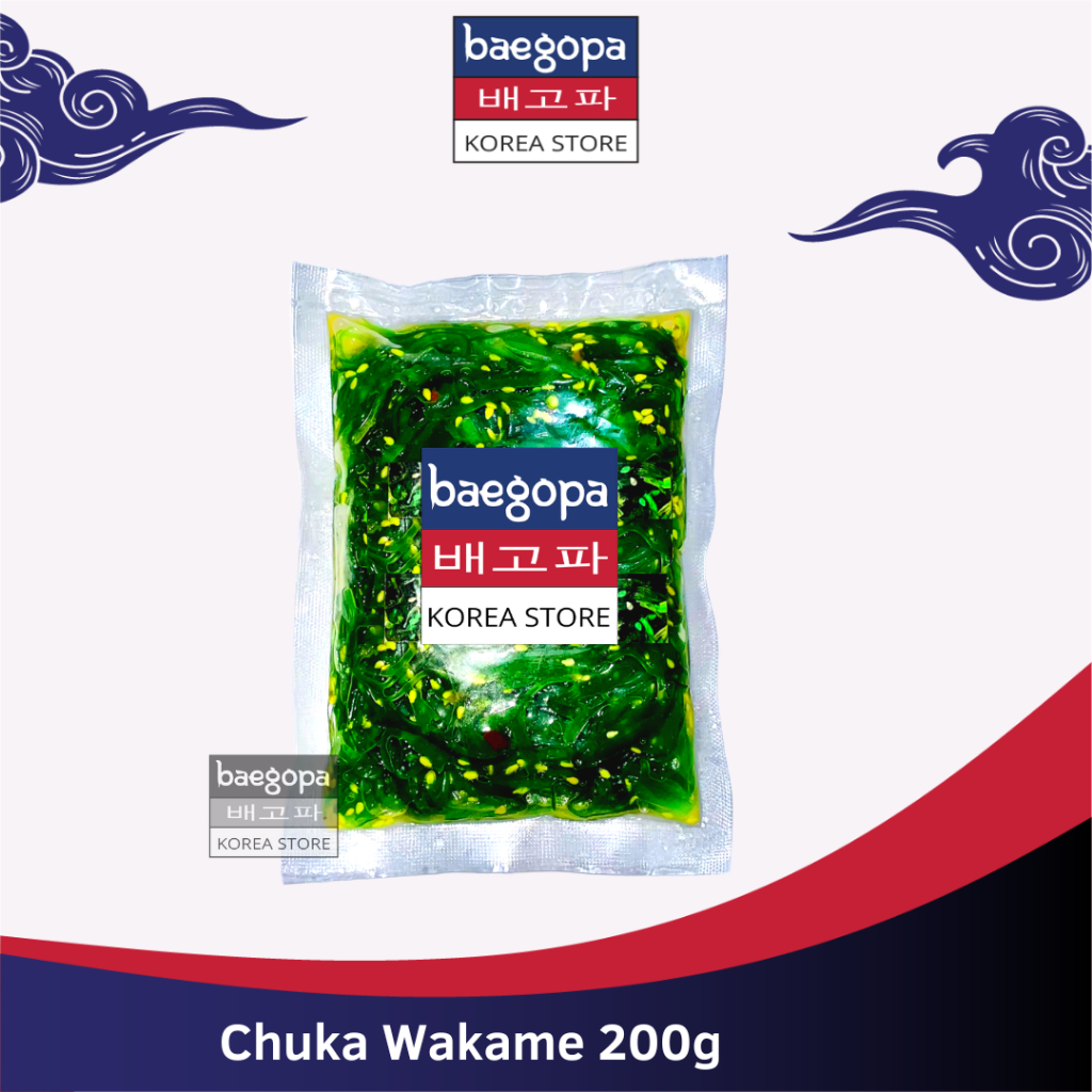 

Chuka Wakame Salad Rumput Laut Frozen 200 g | Seaweed Seasoned Salad