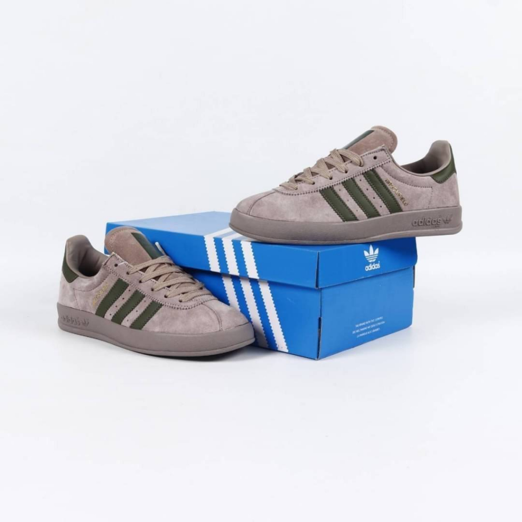 SEPATU SNEAKERS PRIA ADIDAS BROOMFIELD CARGO RAW KHAKI VIETNAM BNIB