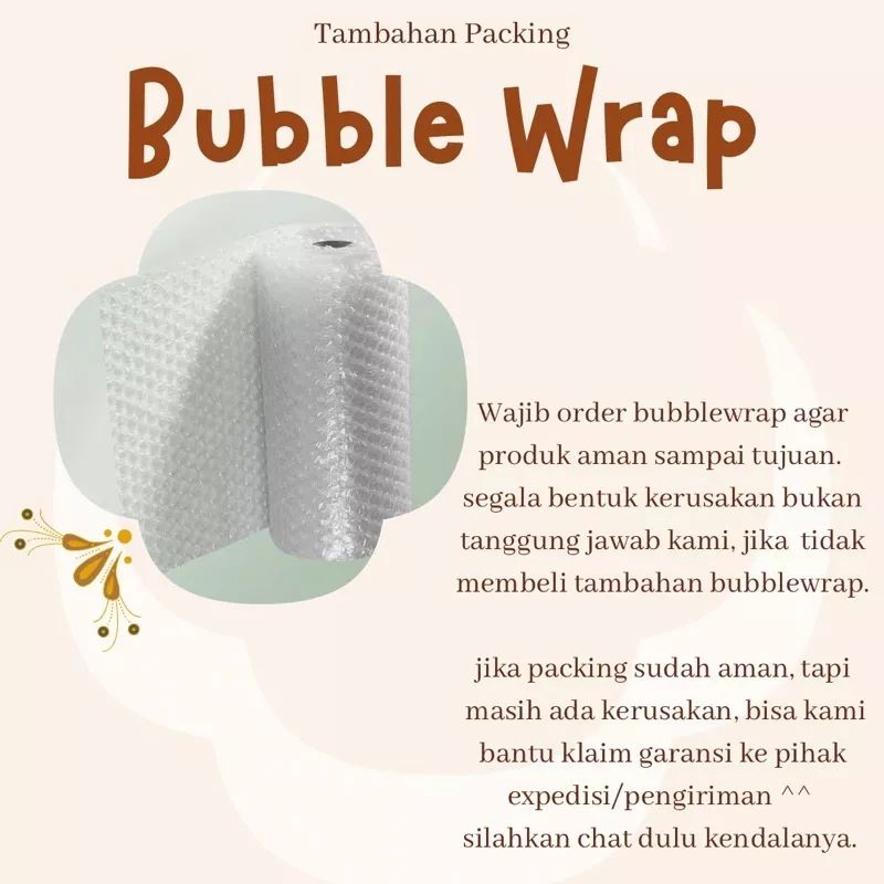

BUBBLE WRAP PACKING